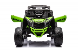 Двухместный детский электромобиль Багги Can-am DK-CA003 Green Painted