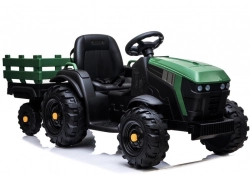 Детский электротрактор с прицепом BDM0925 Military Green