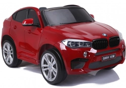Двухместный детский электромобиль BMW X6M Red Painting