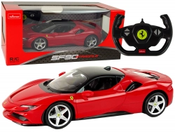 Radiovadāmā mašīna ar pulti Ferrari SF90 Red
