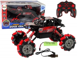 Radiovadāmā mašīna ar pulti off-road car Red