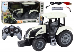 Radiovadāms traktors ar pulti White