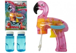 Soap Bubble Gun Flamingo Pink