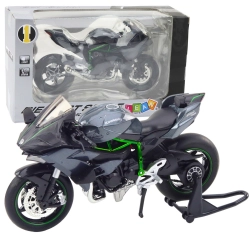 Sports Motorcycle Metal Lights Sounds Gray 1:12