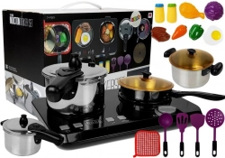 Stainless steel kitchen set Induction hob 32 elements