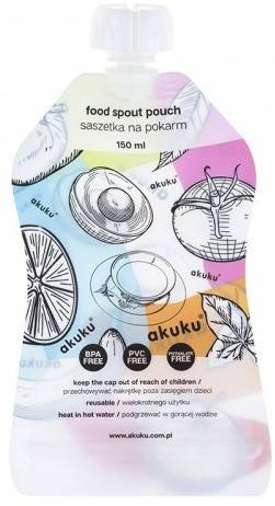 Akuku Saszetki Wielorazowe Na Pokarm A0056