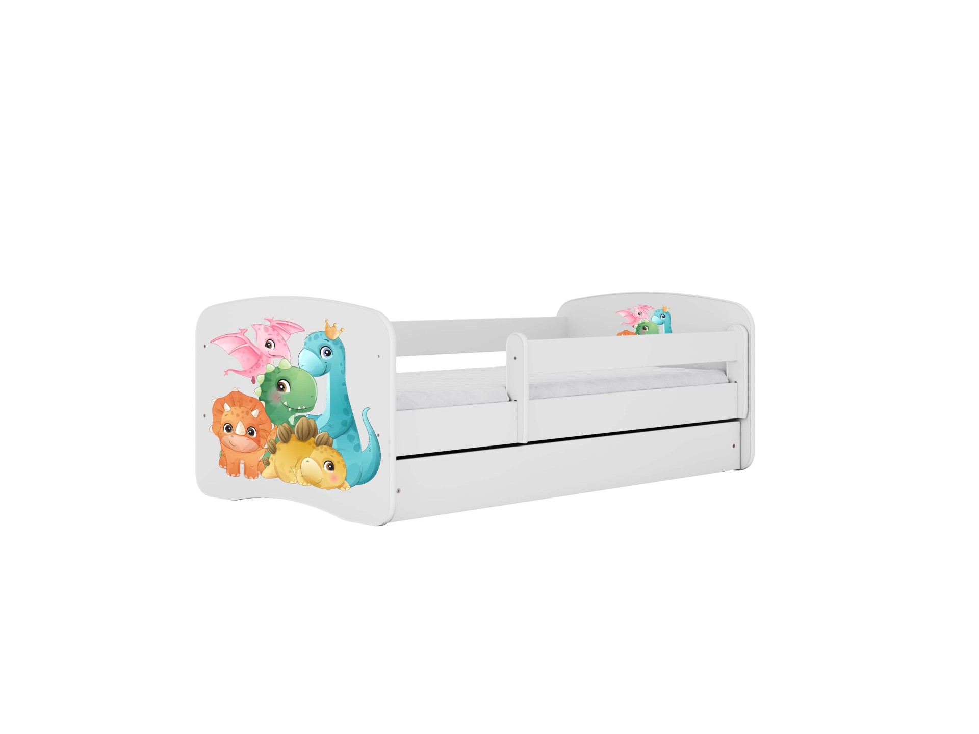 Bed babydreams blue tiny dinos with drawer with mattress 140/70
