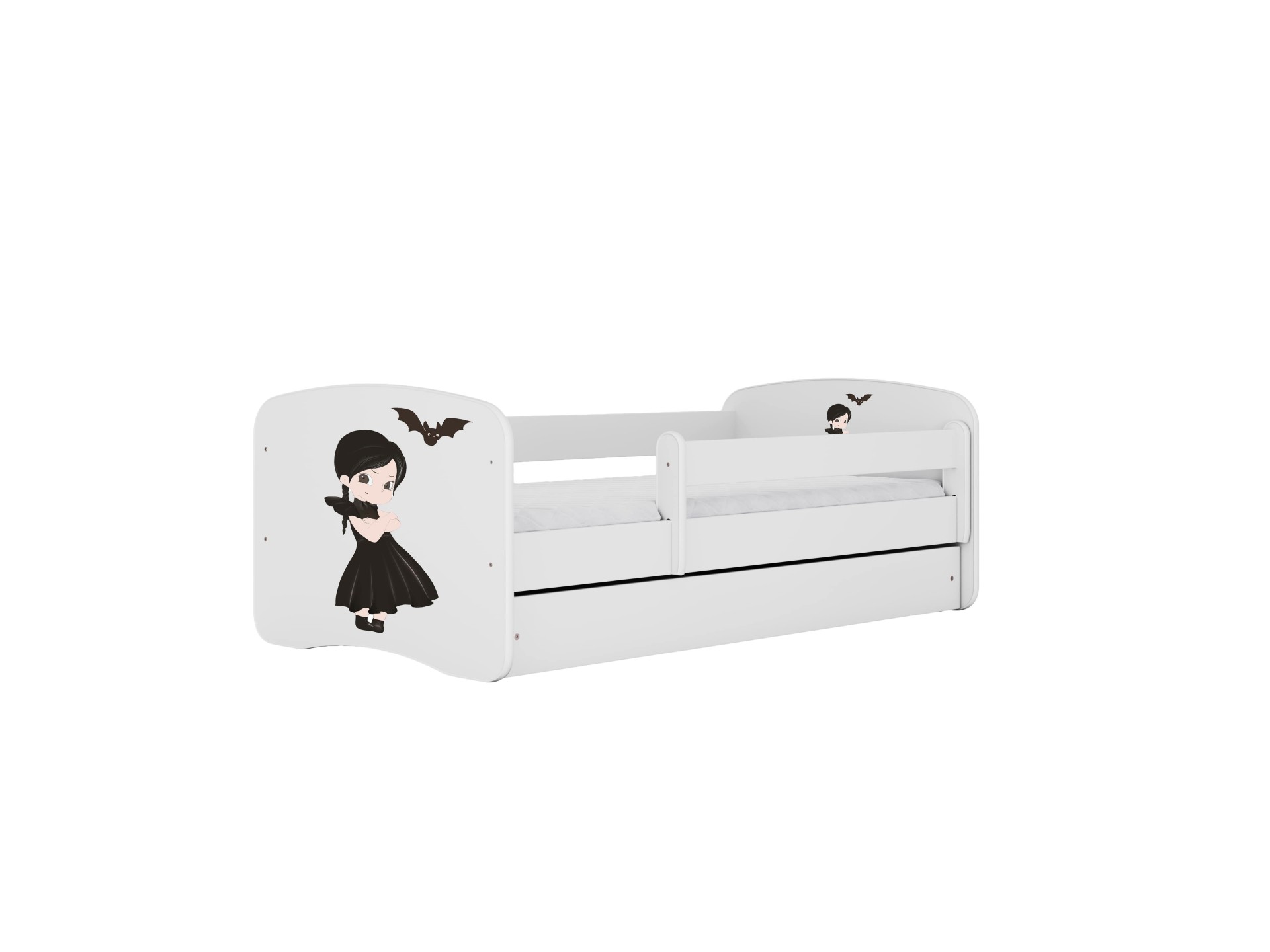 Bed babydreams white wednesday without drawer with mattress 180/80