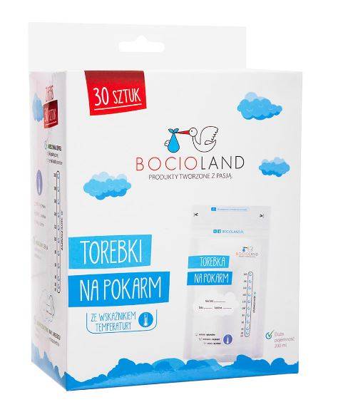 Bocioland Woreczki Do Przechowywania Pokarmu 30szt. BL017