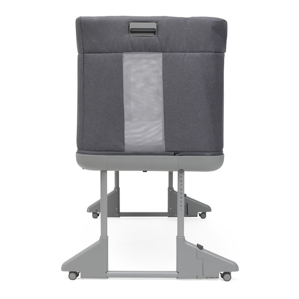 Chicco Next2Me Forever Łóżeczko Dostawne 3w1 do 22kg Slate Grey + Prześcieradło 2szt Pink Pois