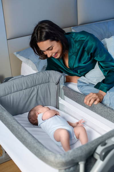 Chicco Next2Me Magic Evo Łóżeczko Dostawne Co-Sleeping Dark Grey