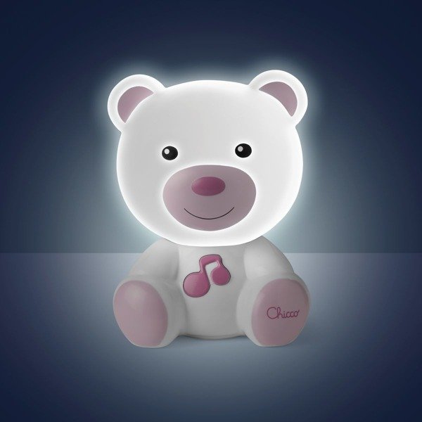 Chicco Pink nakts lampa