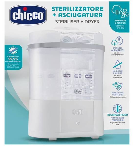 Chicco Sterylizator Parowy z Suszarką All In One