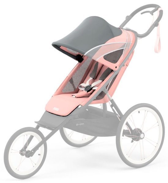 Cybex Avi Sport Collection Silver Pink Sporta Ratiņi