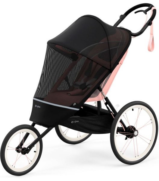 Cybex Avi Sport Collection Silver Pink Sporta Ratiņi