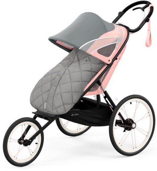 Cybex Avi Sport Collection Silver Pink Sporta Ratiņi