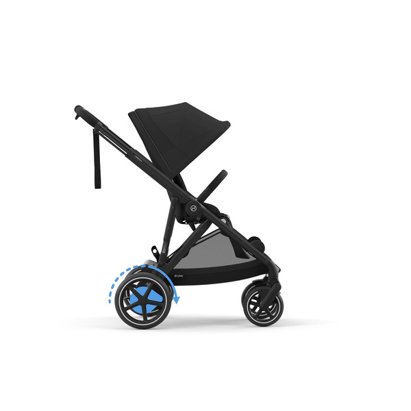 Cybex E-Gazelle S Moon Black Коляска для двойняшек