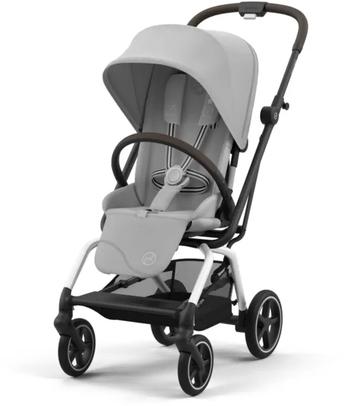 Cybex Eezy S Twist +2 Fog Grey/Silver 2024 Pastaigu ratiņi