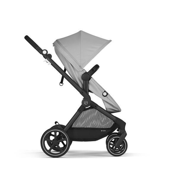 Cybex Eos Basic Lava Grey + Aton B2 I-size + Fiki Miki Матрас в люльку Детская коляска 3 в 1