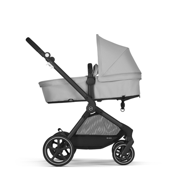 Cybex Eos Basic Lava Grey + Aton B2 I-size + Fiki Miki Матрас в люльку Детская коляска 3 в 1