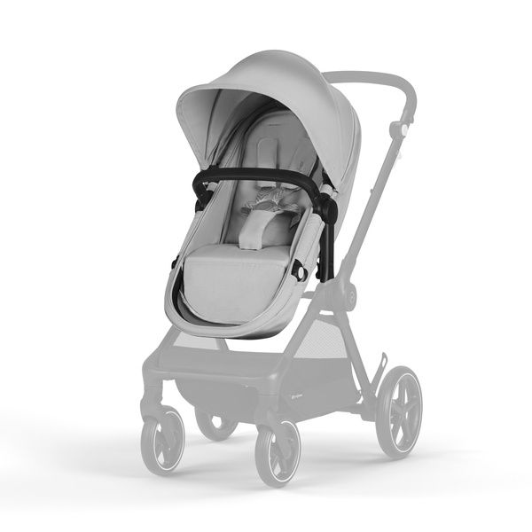 Cybex Eos Basic Lava Grey + Aton B2 I-size + Fiki Miki Матрас в люльку Детская коляска 3 в 1