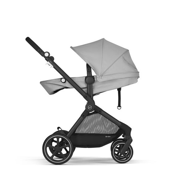 Cybex Eos Basic Lava Grey + Aton B2 I-size + Муфта Детская коляска 3 в 1