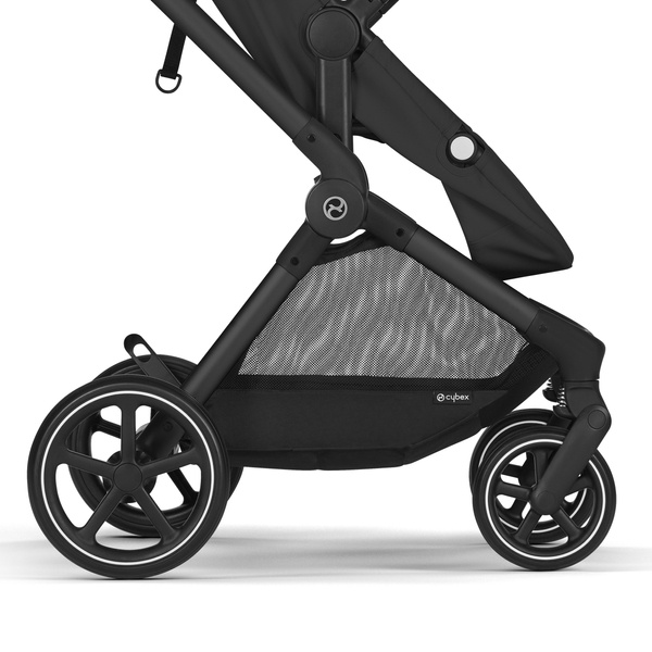 Cybex Eos Basic Moon Black + Aton B2 I-size + Fiki Miki Matracis kulbai Bērnu rati 3in1