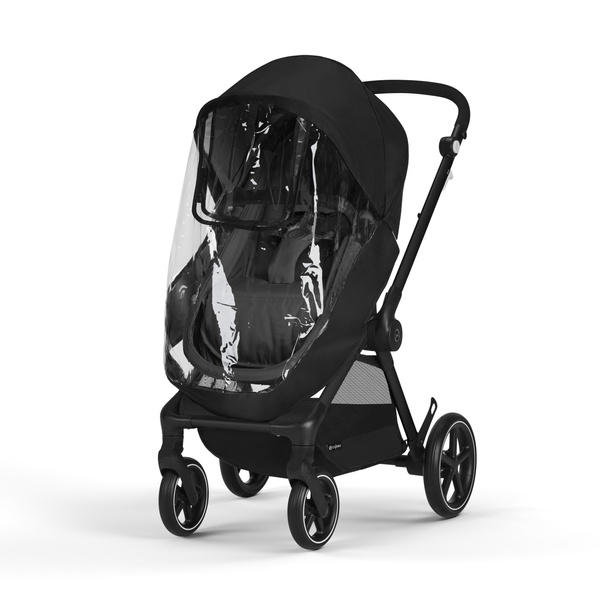 Cybex Eos Basic Moon Black + Aton B2 I-size + Fiki Miki Matracis kulbai Bērnu rati 3in1