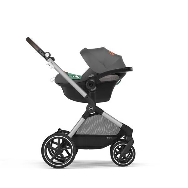 Cybex Eos Lux Lava Grey/Silver Детская коляска 2в1