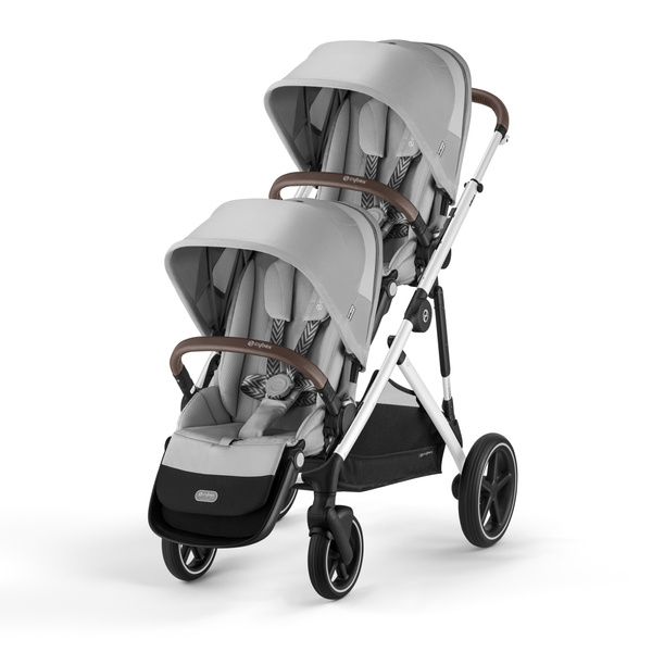 Cybex Gazelle S Lava Grey/Silver Dvīņu ratiņi