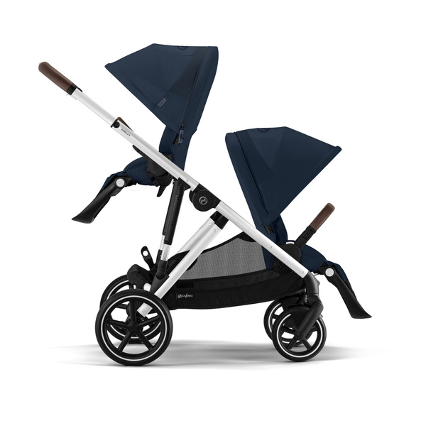 Cybex Gazelle S Ocean Blue/Silver Коляска для двойняшек