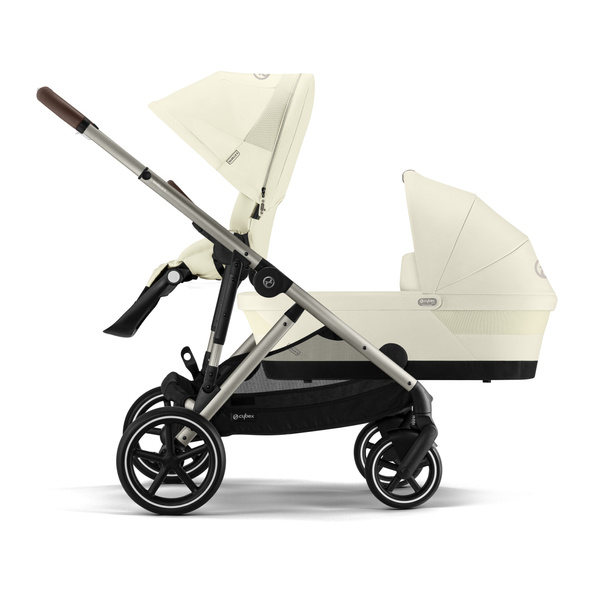 Cybex Gazelle S Seashell Beig/Taupe Dvīņu Ratiņi