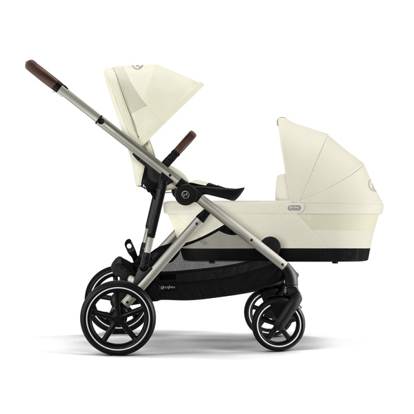 Cybex Gazelle S Seashell Beige/Taupe Коляска для двойняшек