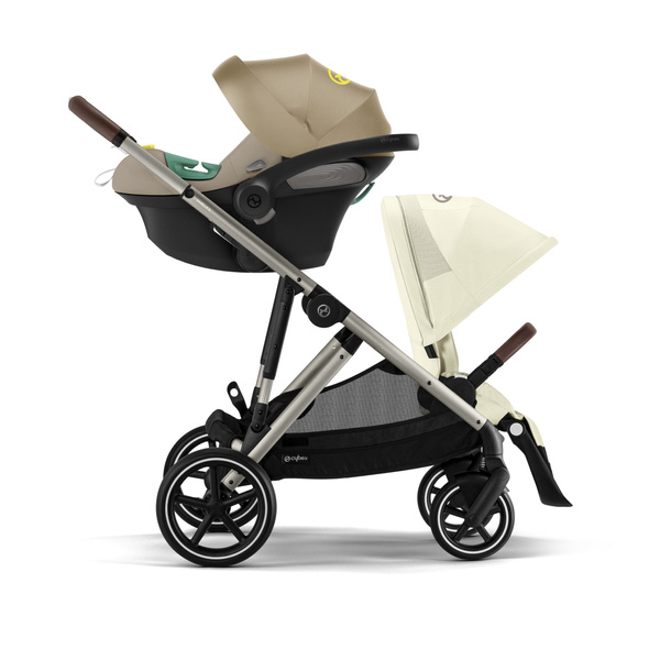 Cybex Gazelle S Seashell Beige/Taupe Dvīņu rati