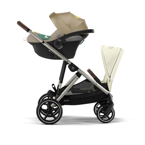 Cybex Gazelle S Seashell Beige/Taupe Dvīņu rati