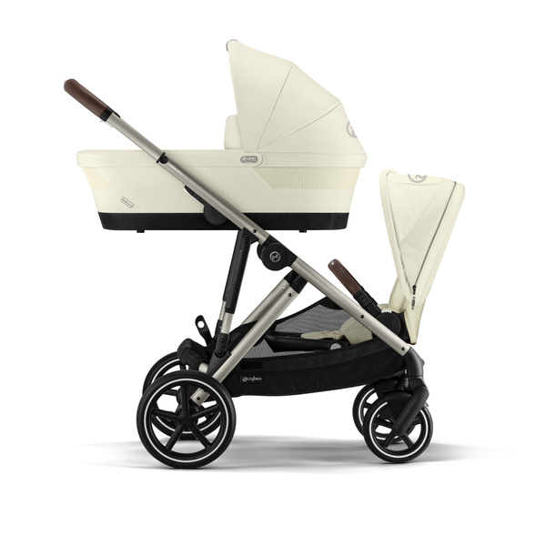 Cybex Gazelle S Seashell Beige/Taupe Dvīņu rati