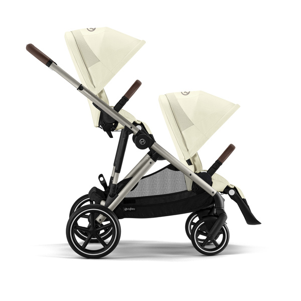 Cybex Gazelle S Seashell Beige/Taupe Dvīņu rati