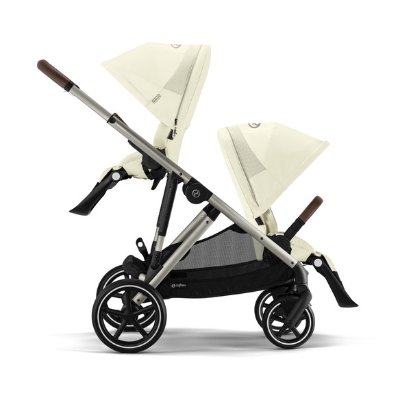 Cybex Gazelle S Seashell Beige/Taupe Dvīņu rati