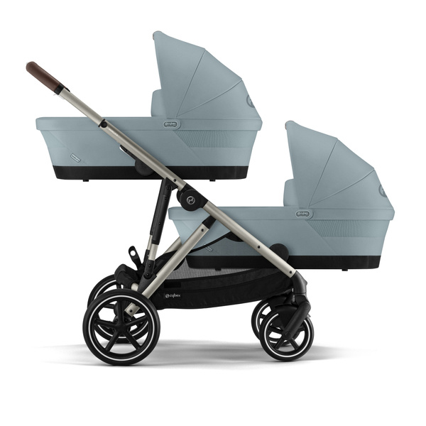 Cybex Gazelle S Sky Blue/Taupe Dvīņu Ratiņi