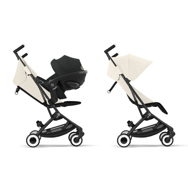 Cybex Libelle 2.0 Canvas White/Black Pastaigu rati