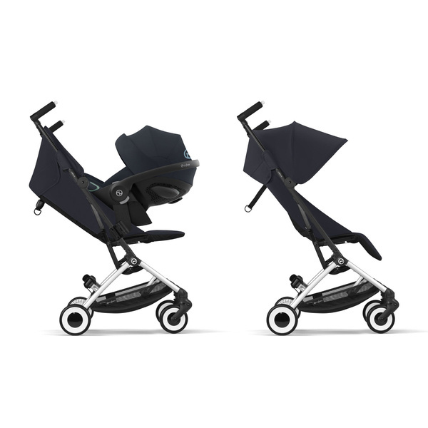 Cybex Libelle 2.0 Dark Blue Прогулочная коляска + Спальный мешок Cybex Snogga 2