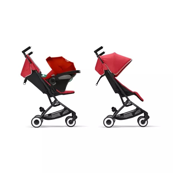 Cybex Libelle New Hibiscus Red 2023 Sporta rati + Bamperis