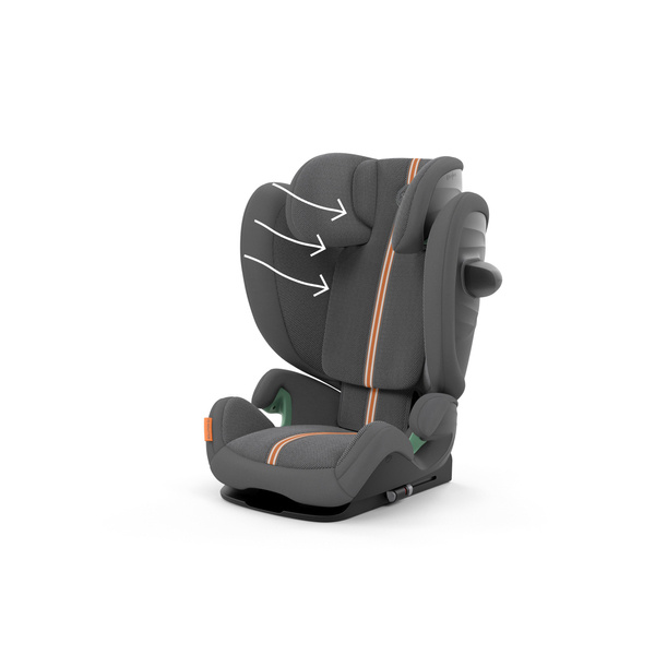 Cybex Solution G i-Fix Lava Grey Plus 2024 Bērnu autosēdeklis 15-50 kg + Vasars pārvalks