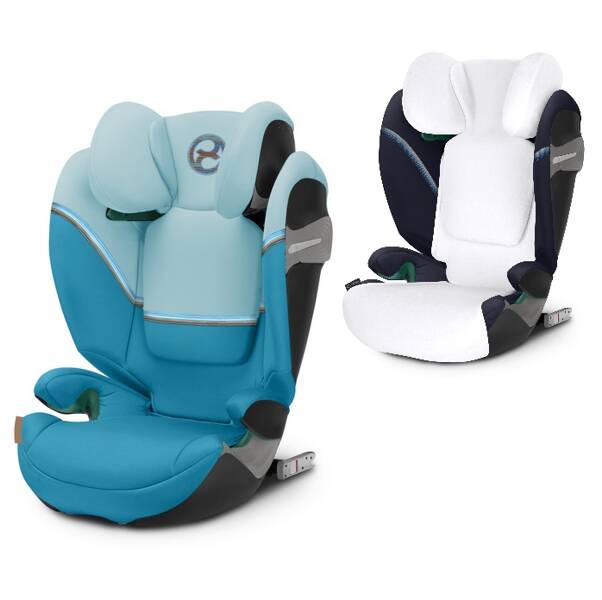 Cybex Solution S2 I-Fix Beach Blue 2023 Детское автокресло 15-50 кг + Летний чехол