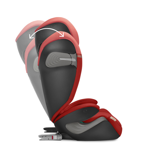 Cybex Solution S2 I-Fix Hibiscus Red 2023 Детское автокресло 15-50 кг + Летний чехол