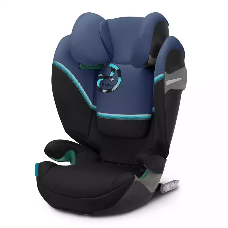 Cybex Solution S2 I-Fix Imperial Blue Bērnu autosēdeklis 15-50 kg + BabySafe Ceļojuma spilvens un saulesaizsargs logam