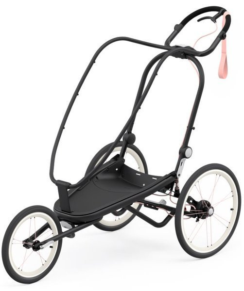 Cybex Zeno Black With Pink Details Рама для коляски для бега