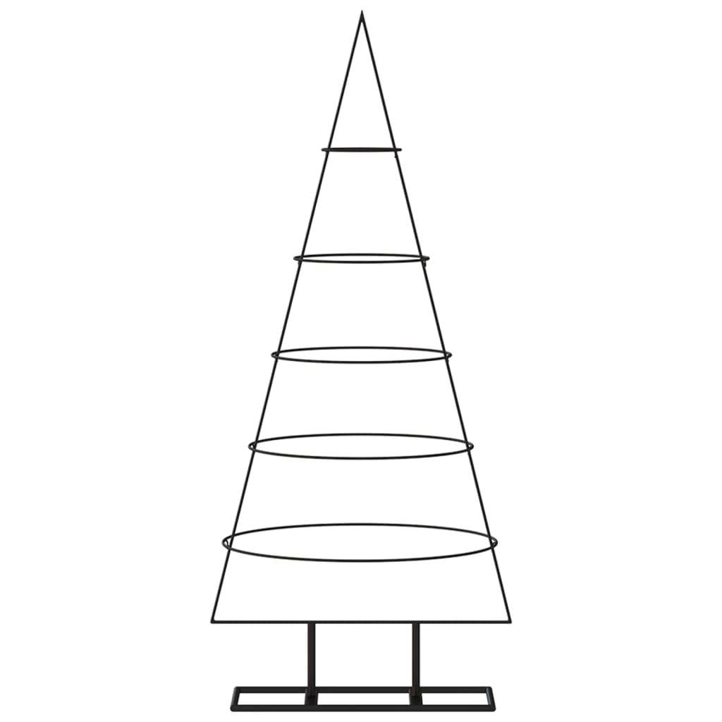 Dekoratīva Ziemassvētku Eglīte, Metāls, Melna, 125 Cm Vidaxl