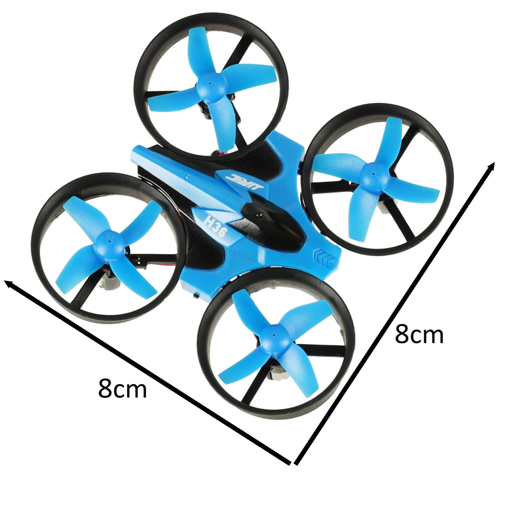 Dron RC JJRC H36 mini 2.4GHz 4CH 6 asu drons ar dronu