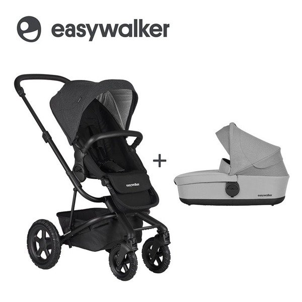 Easywalker Harvey 2 All-Terrain Night Black Sporta ratiņi